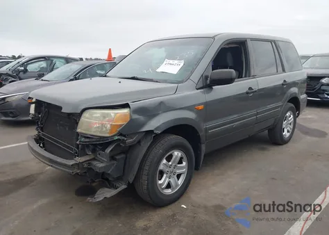 2007 Honda Pilot Lx z USA, uszkodzony, nr VIN 5FNYF28197B001153